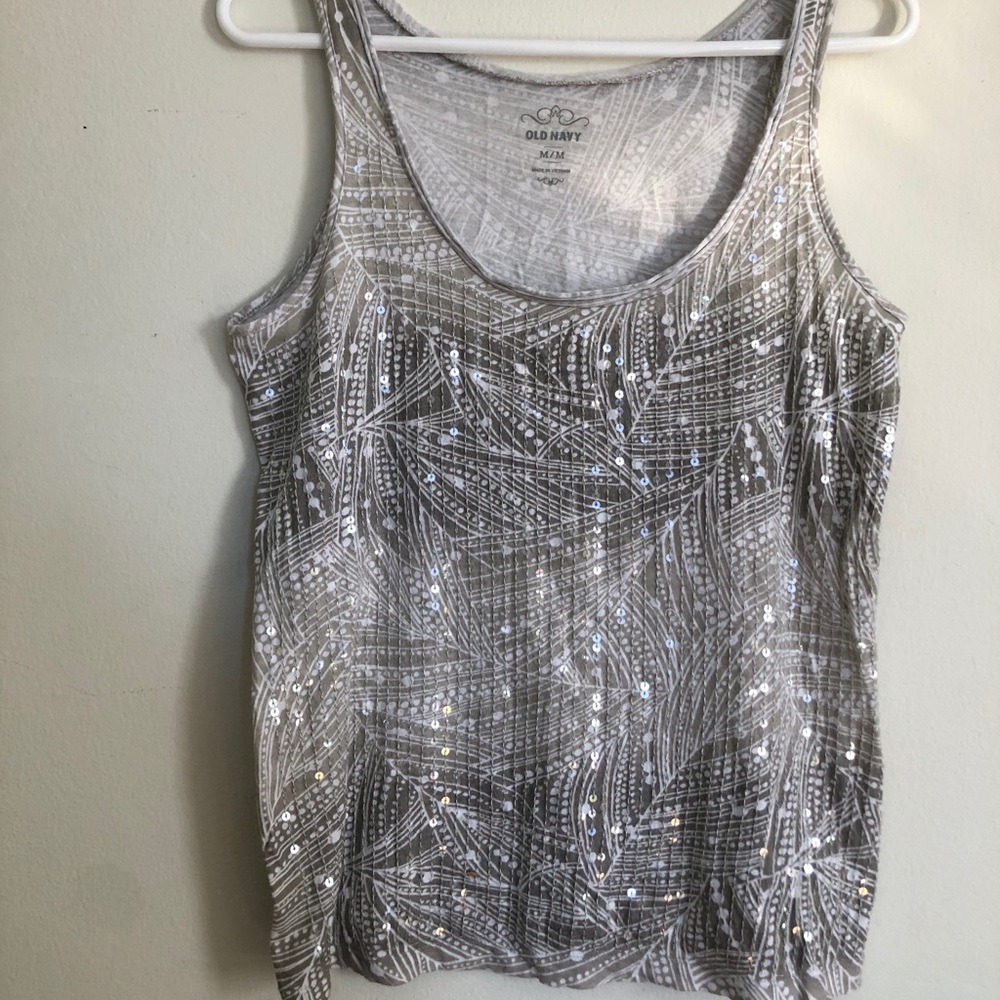 sequined tank - Picture 1 of 2